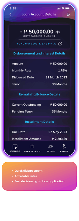9 uno digital bank cellphone app unonow loans details 2