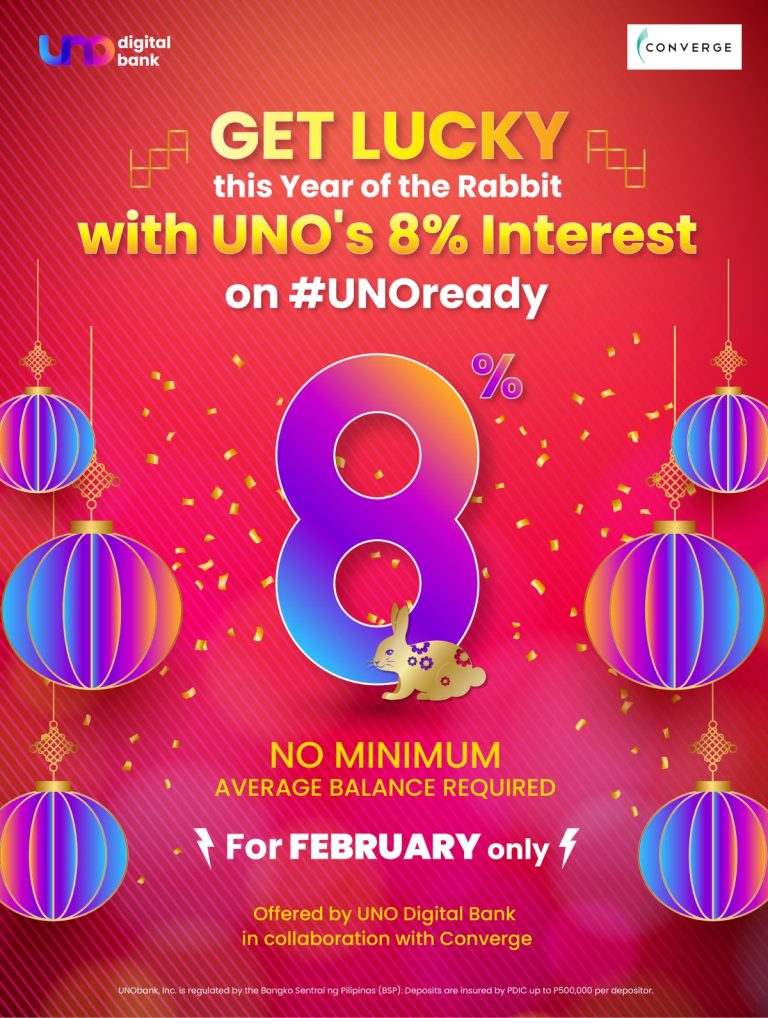 uno digital bank converge lucky rabbit promo