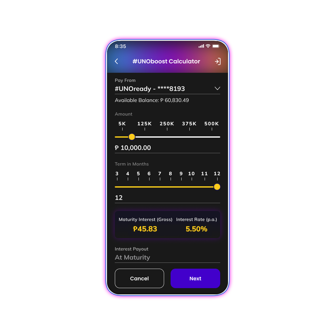 260130 time deposit unoboost calculator